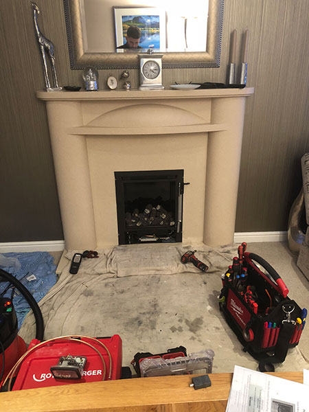 Gas Fire Installation in Glasgow and Central Scotland