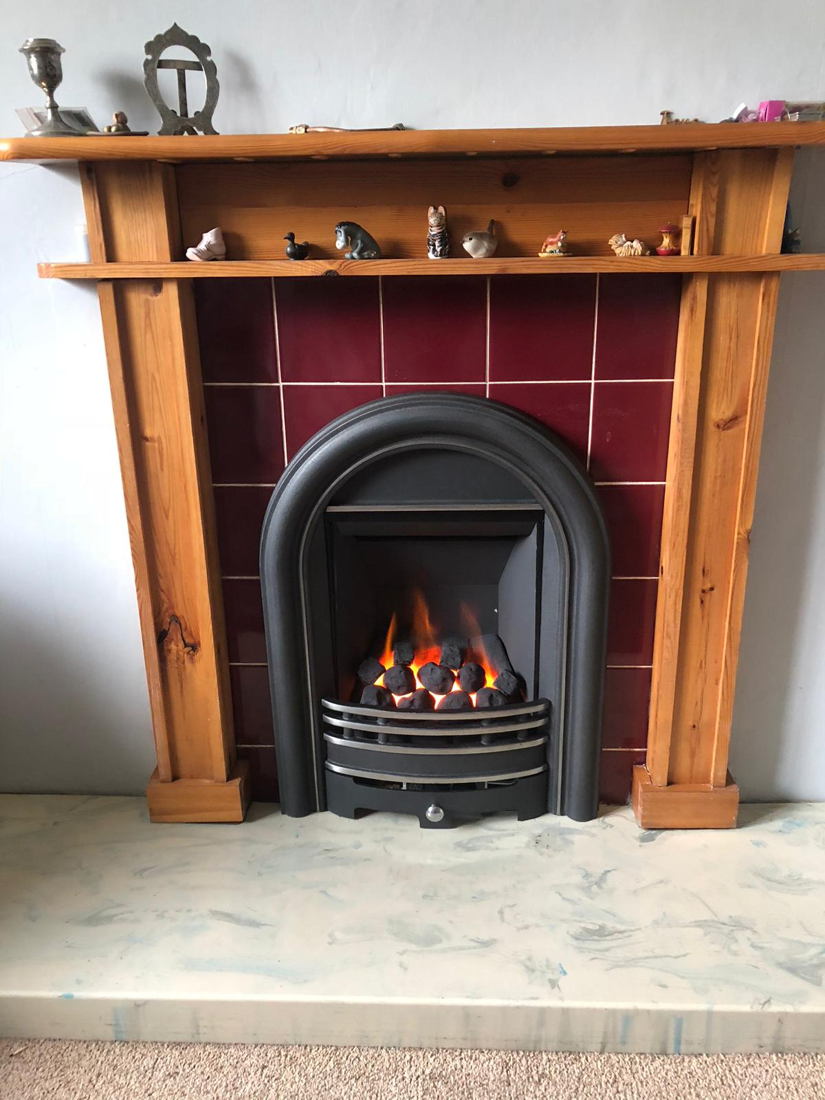 New Gas Fire Installation: Richardson Gas and Heating