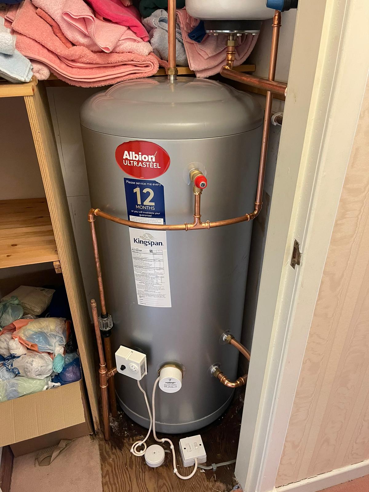 New Boiler Installation: Richardson Gas and Heating