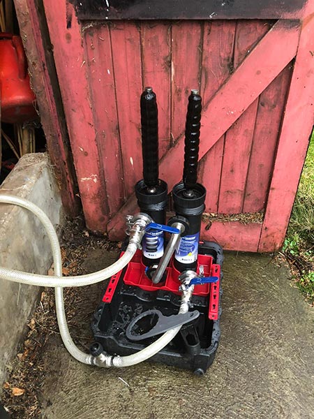 Magnaleanse chemical flush of 21 radiators in Largs