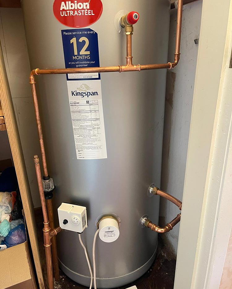Unvented Cylinder Installations